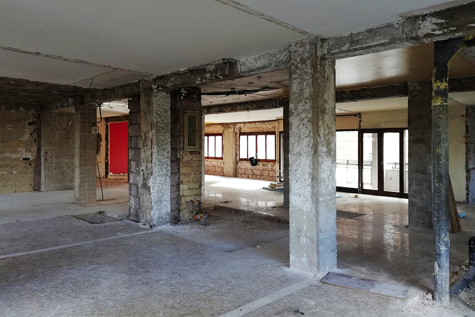 proyecto reforma vivienda orts-trullenque calle alvaro de bazán demolición