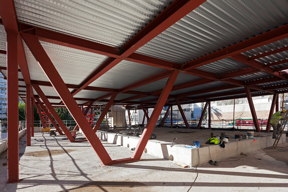 colegio alemán de valencia DSV estructura obra ejecución nuevo aulario orts-trullenque