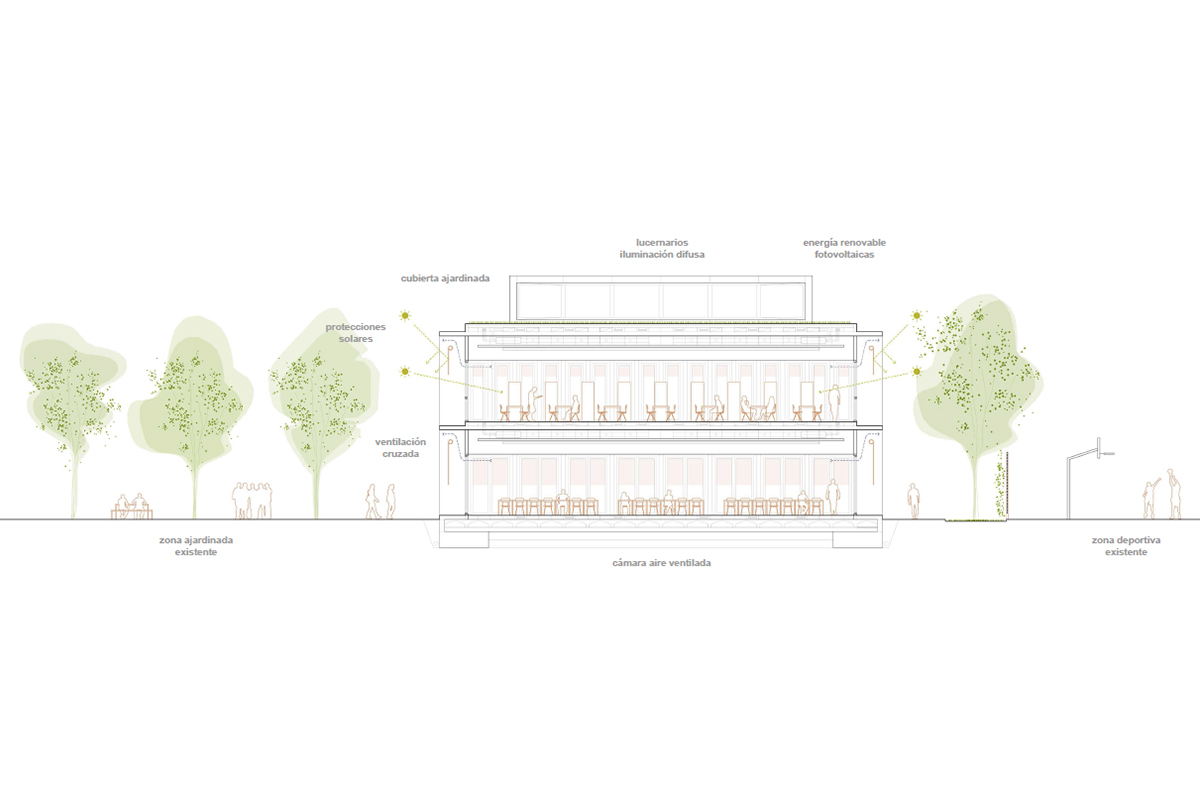 concurso bilbioteca y sala de examenes uned valencia orts-trullenque