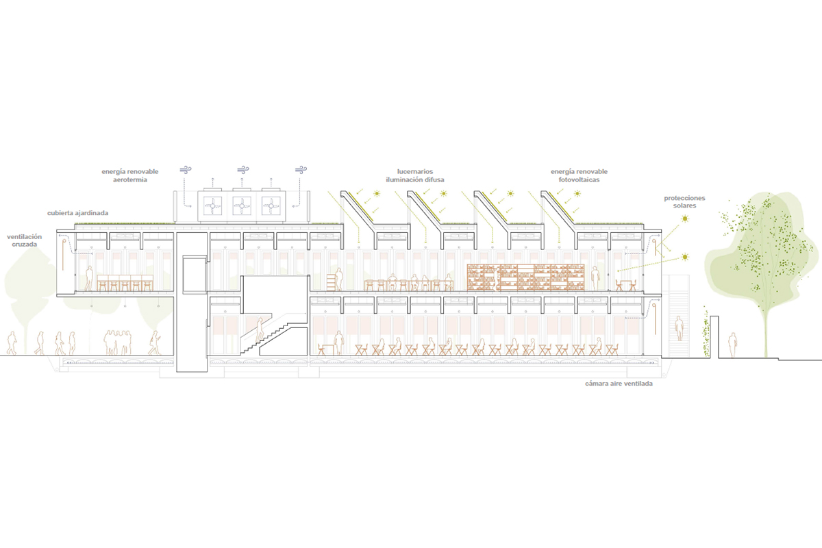 concurso bilbioteca y sala de examenes uned valencia orts-trullenque